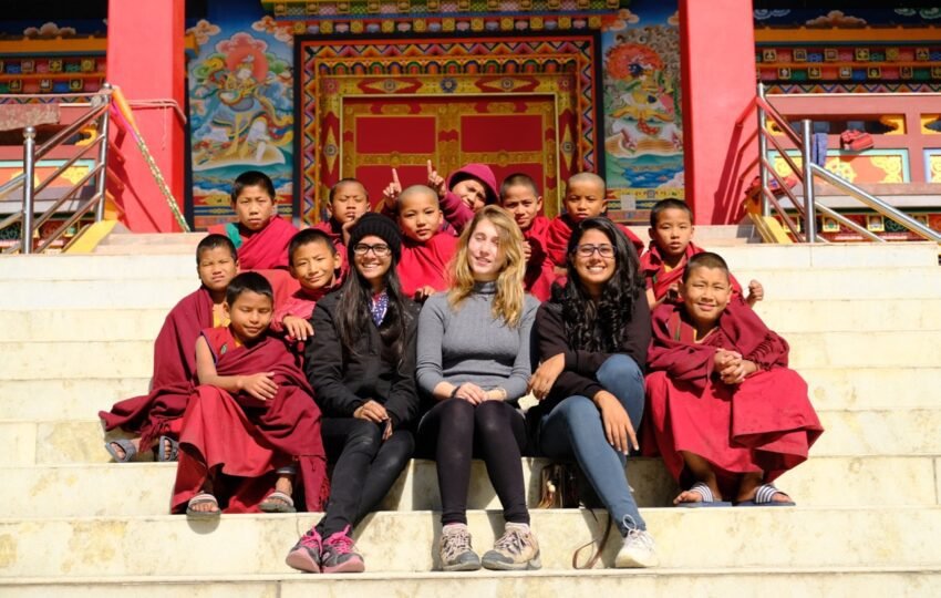 Explore the spiritual side of Nepal by volunteering at a monastery, where you can learn about Buddhism and the monastic way of life while contributing to the community