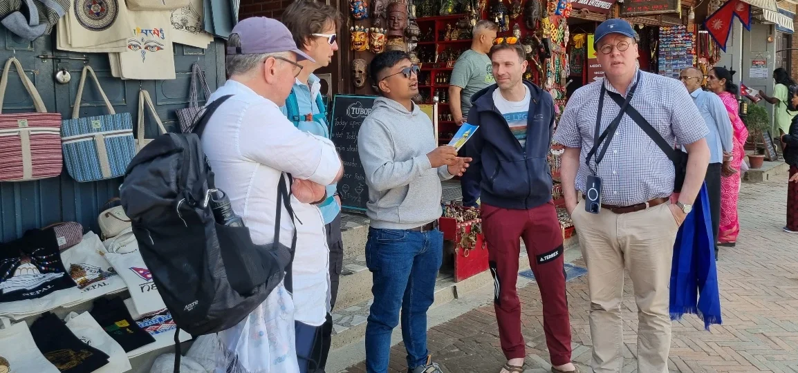 Boudhanath Tour to our guests from the Netherlands.