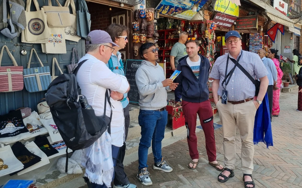 Boudhanath Tour to our guests from the Netherlands.