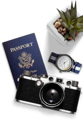 Travel Items and Passport